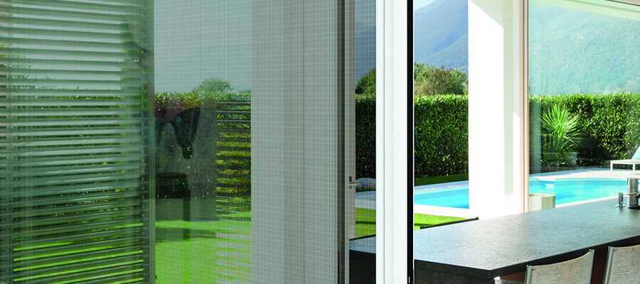 enroulable lat&eacute;rale 1 vantail sur mesure